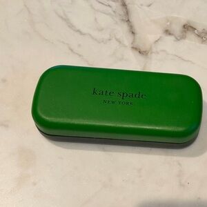 kate spade Green Sunglasses Case with Logo